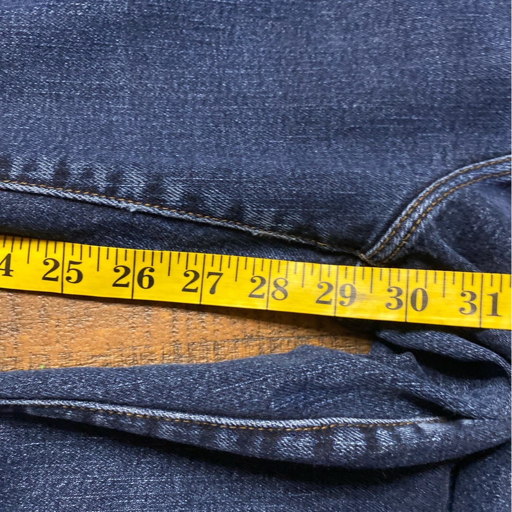 Lauren Ralph Lauren Womens Dark Blue Denim Jeans Sz 12 Straight Leg - Picture 10 of 10